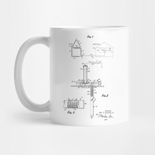 Heat Detecting Sensor Vintage Patent Hand Drawing Mug